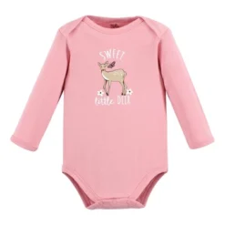 Touched By Nature Infant Girl Organic Cotton Long-Sleeve Bodysuits, Girl Woodland Alphabet 3-Pack -Baby GUEST 589c443b bf5c 4d54 b9f4 570002f9bf34