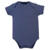 Touched By Nature Organic Cotton Bodysuits 5pk, Blue Whale