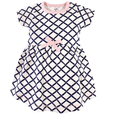 Touched By Nature Baby And Toddler Girl Organic Cotton Short-Sleeve Dresses 2pk, Bright Butterflies 1 Touched By Nature Baby And Toddler Girl Organic Cotton Short-Sleeve Dresses 2pk, Bright Butterflies