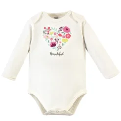 Touched By Nature Baby Girl Organic Cotton Long-Sleeve Bodysuits 5pk, Botanical -Baby GUEST 594fd7ff 9880 4e50 b3d7 550ea97e63dd