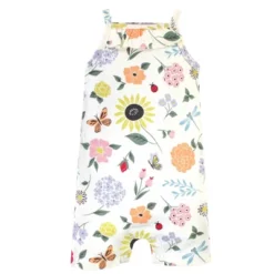 Touched By Nature Baby Girl Organic Cotton Rompers 3pk, Flutter Garden -Baby GUEST 5dde8b7b ac87 4b31 921c e4707534b878