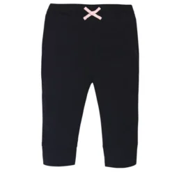 Touched By Nature Baby And Toddler Girl Organic Cotton Pants 4pk, Black Floral -Baby GUEST 5e9a3850 3115 474b 842c 270b36bba301