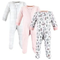 Touched By Nature Infant Girl Organic Cotton Sleep And Play, Girl Endangered Safari -Baby GUEST 5fa37642 f713 404a a66a 6d930e057079