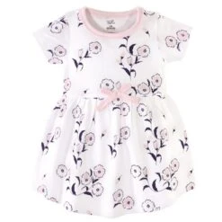 Touched By Nature Baby And Toddler Girl Organic Cotton Short-Sleeve Dresses 2pk, Wild Flowers -Baby GUEST 61562ee3 87f6 444e 863c bb5f0c3db69f