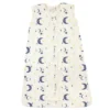 Touched By Nature Baby Boy Organic Cotton Sleeveless Wearable Sleeping Bag, Sack, Blanket, Man In The Moon