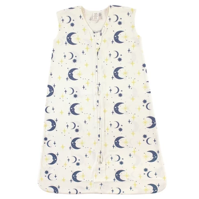 Touched By Nature Baby Boy Organic Cotton Sleeveless Wearable Sleeping Bag, Sack, Blanket, Man In The Moon 1 Touched By Nature Baby Boy Organic Cotton Sleeveless Wearable Sleeping Bag, Sack, Blanket, Man In The Moon
