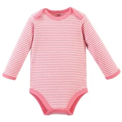 Touched By Nature Baby Girl Organic Cotton Long-Sleeve Bodysuits 5pk, Rosebud -Baby GUEST 65a9e56e cc62 4592 b712 f9a97cf13a20
