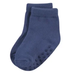 Touched By Nature Baby And Toddler Boy Organic Cotton Socks With Non-Skid Gripper For Fall Resistance, Solid Black Blue 16 Touched By Nature Baby And Toddler Boy Organic Cotton Socks With Non-Skid Gripper For Fall Resistance, Solid Black Blue -Baby GUEST 678cd925 ab5f 4f60 8e35 5b364ba28ee3