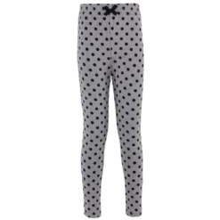 Touched By Nature Baby, Toddler, Big Kids And Youth Girl Organic Cotton Leggings 4pk, Pink Bows