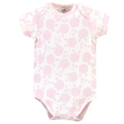 Touched By Nature Baby Girl Organic Cotton Bodysuits 5pk, Pink Rose -Baby GUEST 6a26b7be bbcf 44f2 9c71 698b74554fd2