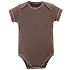 Touched By Nature Baby Boy Organic Cotton Bodysuits 5pk, Moose