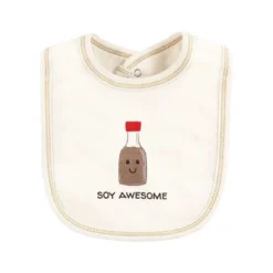 Touched By Nature Unisex Baby Organic Cotton Bibs, Fortune Cookie, One Size -Baby GUEST 6f1587f4 ac86 4689 b1d0 eb2403e3b7de