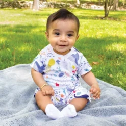 Touched By Nature Unisex Baby Organic Cotton Rompers, Ocean 8 Touched By Nature Unisex Baby Organic Cotton Rompers, Ocean -Baby GUEST 6fa0d62b 4aff 47e3 beb7 3a7f93ab9816