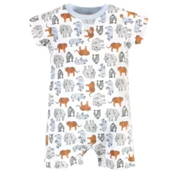 Touched By Nature Baby Organic Cotton Rompers 2pk, Endangered Elephant -Baby GUEST 6fd5d213 22cc 47eb b795 662397cd03d8