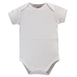 Touched By Nature Baby Girl Organic Cotton Bodysuits 5pk, Lavender