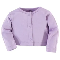 Touched By Nature Baby And Toddler Girl Organic Cotton Dress And Cardigan 2pc Set, Purple Garden -Baby GUEST 70ebc8a0 dedd 4985 b3d5 6924b2ad7d20