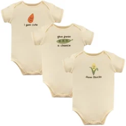 Touched By Nature Organic Cotton Bodysuits 3pk, Corn -Baby GUEST 719f5425 1763 4487 aa3b f3c6f59cb27e