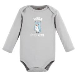 Touched By Nature Organic Cotton Long-Sleeve Bodysuits, Boy Woodland Alphabet 5-Pack -Baby GUEST 71d750de dce3 4010 a46f 249bfb563c08