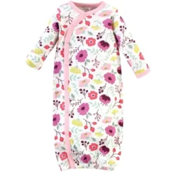 Touched By Nature Baby Girl Organic Cotton Side-Closure Snap Long-Sleeve Gowns 3pk, Botanical 6 Touched By Nature Baby Girl Organic Cotton Side-Closure Snap Long-Sleeve Gowns 3pk, Botanical -Baby GUEST 74216d31 84ac 4d1f 9660 753cf081b5ca