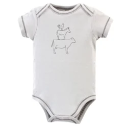Touched By Nature Organic Cotton Bodysuits 5pk, Farm Friends -Baby GUEST 788b68db 57cc 4052 9ec1 aef9397a356b