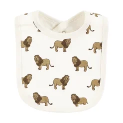 Touched By Nature Infant Boy Organic Cotton Bibs, Classic Safari Animals, One Size -Baby GUEST 7b8d94a0 a26c 4518 b802 9da5c5af4f77