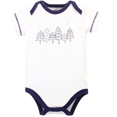 Touched By Nature Baby Boy Organic Cotton Bodysuits 5pk, Constellation 3 Touched By Nature Baby Boy Organic Cotton Bodysuits 5pk, Constellation - Image 3