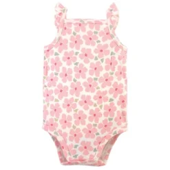 Touched By Nature Baby Girl Organic Cotton Bodysuits 5pk, Peach -Baby GUEST 8017b616 9cf0 4bbd 9d00 0b5eac1e4342