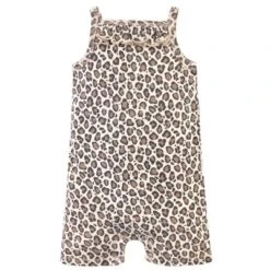 Touched By Nature Baby Girl Organic Cotton Rompers 3pk, Leopard -Baby GUEST 808aad4f 26b9 4a73 8c03 69aab5e0b9d2