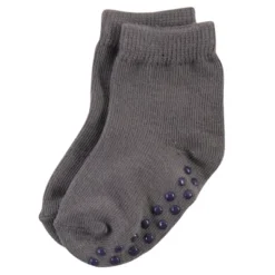 Touched By Nature Baby And Toddler Boy Organic Cotton Socks With Non-Skid Gripper For Fall Resistance, Blue -Baby GUEST 81970945 03f6 4eb1 b89e 27aa09c849e5