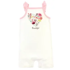 Touched By Nature Baby Girl Organic Cotton Rompers 3pk, Botanical -Baby GUEST 833dd463 ddce 4f80 8a5e 0b0bc2a2c6ab