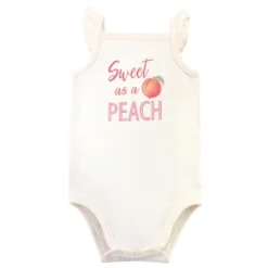 Touched By Nature Baby Girl Organic Cotton Bodysuits 5pk, Peach -Baby GUEST 8571a06e 849a 4af4 9192 767868f042fd