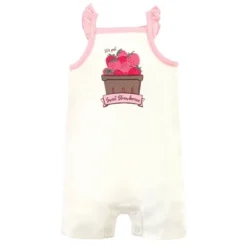 Touched By Nature Baby Girl Organic Cotton Rompers 3pk, Strawberries 6 Touched By Nature Baby Girl Organic Cotton Rompers 3pk, Strawberries -Baby GUEST 872d7e64 e3dc 4d4c bf3a 97e439b46710