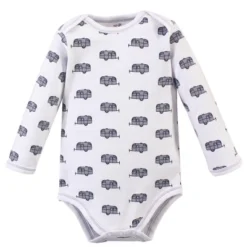 Touched By Nature Baby Boy Organic Cotton Long-Sleeve Bodysuits 5pk, Happy Camper -Baby GUEST 8901e94e 7002 4033 ab48 ddb0f0181511