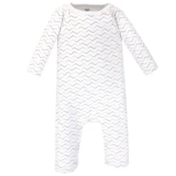 Touched By Nature Baby Organic Cotton Coveralls 3pk, Marching Elephant