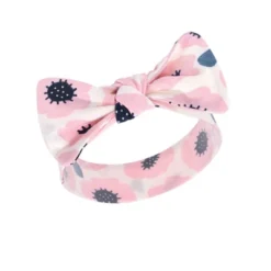 Touched By Nature Baby Girl Organic Cotton Swaddle Blanket And Headband Or Cap, Blossoms, One Size -Baby GUEST 893b490f a14f 430f a8c4 6e0f122dc93b