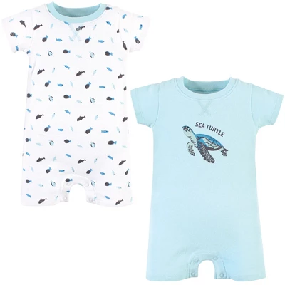 Touched By Nature Unisex Baby Organic Cotton Rompers, Endangered Sea Turtle 4 Touched By Nature Unisex Baby Organic Cotton Rompers, Endangered Sea Turtle - Image 4