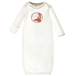 Touched By Nature Baby Boy Organic Cotton Long-Sleeve Gowns 3pk, Boho Fox, 0-6 Months -Baby GUEST 8e4656ad 5261 4de0 bf88 a8166fbfdf97