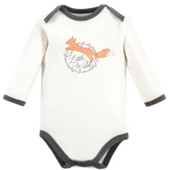 Touched By Nature Baby Boy Organic Cotton Long-Sleeve Bodysuits 3pk, Fox -Baby GUEST 8f893eb4 9837 4a8c a9e2 25f85e798262