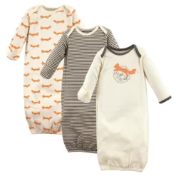 Touched By Nature Baby Boy Organic Cotton Gowns, Fox -Baby GUEST 9081aff4 1e26 48fb 9704 e1c57dc36587