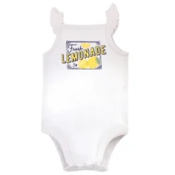 Touched By Nature Baby Girl Organic Cotton Bodysuits 5pk, Lemon Tree -Baby GUEST 9281f358 dac8 4b66 9ea1 0efa48b063b9