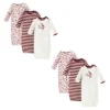 Touched By Nature Infant Girl Organic Cotton Gowns, Berry Branch 6-Piece
