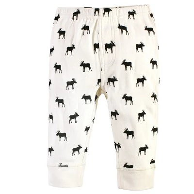 Touched By Nature Baby And Toddler Boy Organic Cotton Pants 4pk, Buffalo Plaid Moose 4 Touched By Nature Baby And Toddler Boy Organic Cotton Pants 4pk, Buffalo Plaid Moose - Image 4