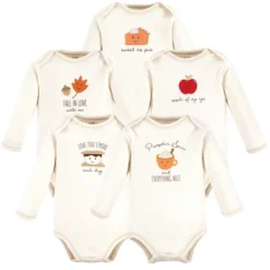 Touched By Nature Organic Cotton Long-Sleeve Bodysuits, Fall Food -Baby GUEST 97211105 5f6a 49d8 ac88 40911a37c98f