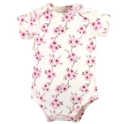 Touched By Nature Baby Girl Organic Cotton Bodysuits 5pk, Cherry Blossom -Baby GUEST 978ee273 1134 4a9d 903b 3dad8831f8fb