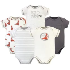 Touched By Nature Baby Boy Organic Cotton Bodysuits 5pk, Boho Fox -Baby GUEST 97f879ec 2278 4ed6 bbc1 556f2a5befe6