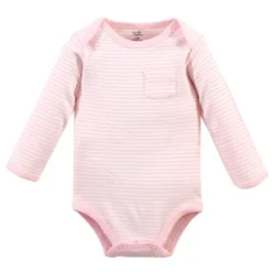 Touched By Nature Baby Girl Organic Cotton Long-Sleeve Bodysuits 5pk, Pink Elephant -Baby GUEST 998e66a0 60bd 4369 8308 45cae73dd955