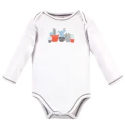Touched By Nature Organic Cotton Long-Sleeve Bodysuits 5pk, Cactus -Baby GUEST 9c174563 f920 4b07 bcf7 39c285f2478c