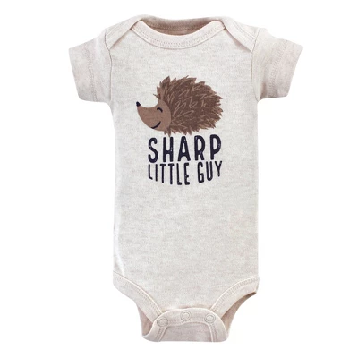 Touched By Nature Baby Boy Organic Cotton Preemie Layette 4pc Set, Hedgehog, Preemie 3 Touched By Nature Baby Boy Organic Cotton Preemie Layette 4pc Set, Hedgehog, Preemie - Image 3