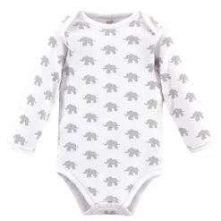 Touched By Nature Organic Cotton Long-Sleeve Bodysuits 5pk, Marching Elephant -Baby GUEST a1307e71 6327 4653 acb1 97c1fe6f066e