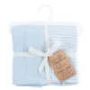 Touched By Nature Baby Boy Organic Cotton Toddler Pillowcase, Powder Blue, One Size